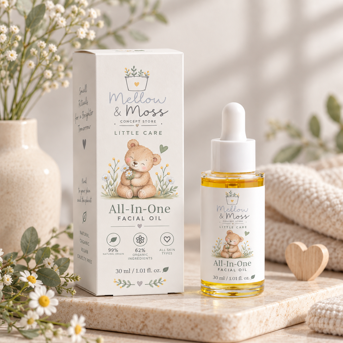 All-In-One Facial Oil | Mellow & Moss
