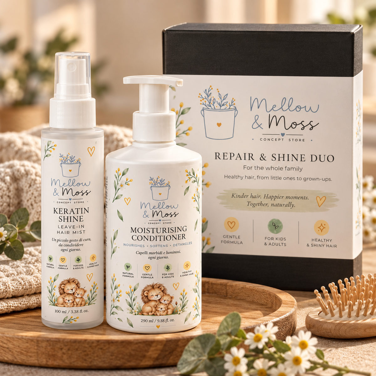 Hair Repair & Shine Duo | Mellow & Moss