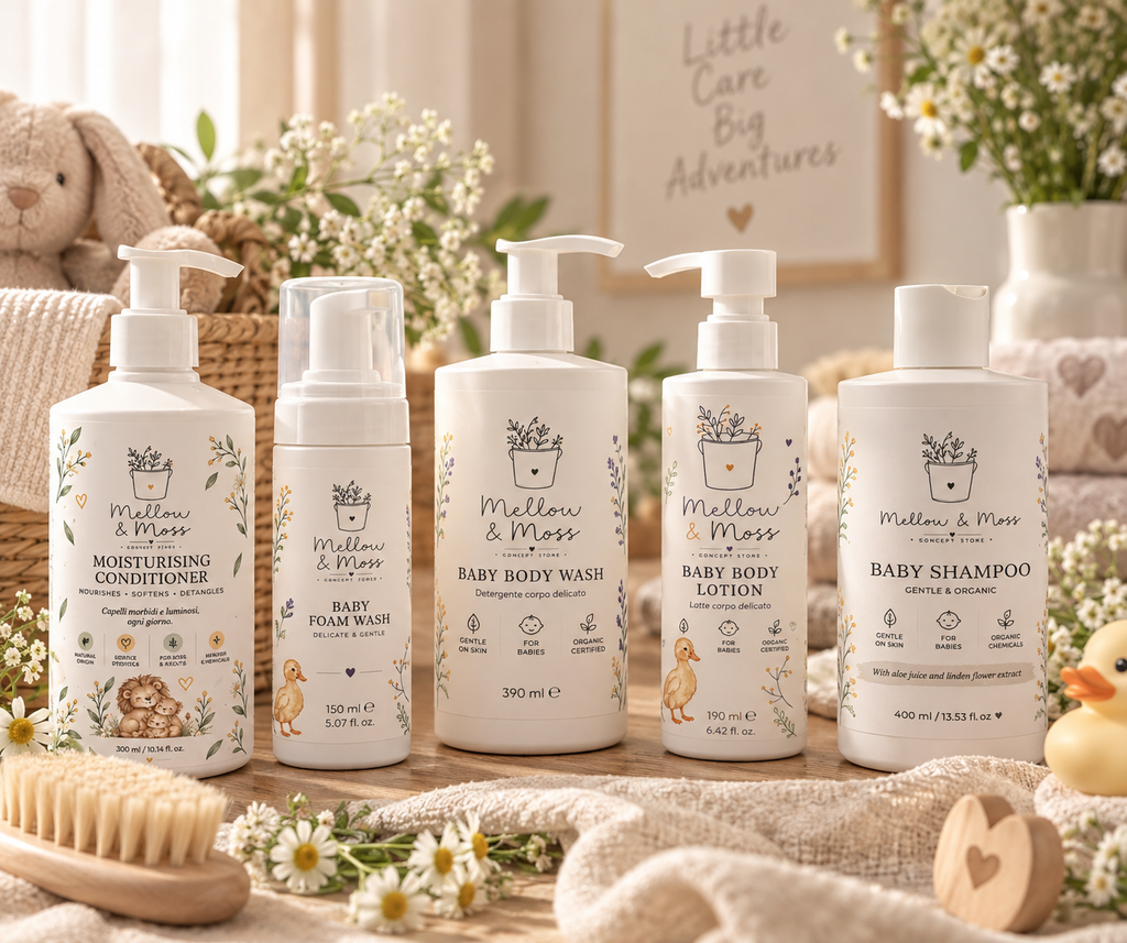 Signature Box • Un piccolo momento per te | Little Care Foam, Wash, Body Lotion, Shampoo